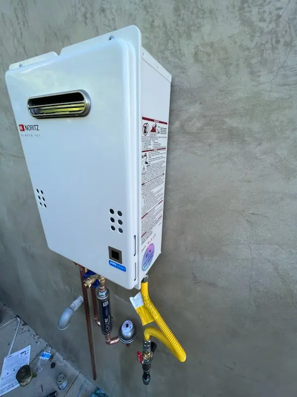 Tankless water heater installation for Rancho San Clemente homes